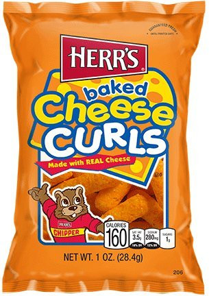 Herr's - CHEESE CURLS- Pack of 42 bags