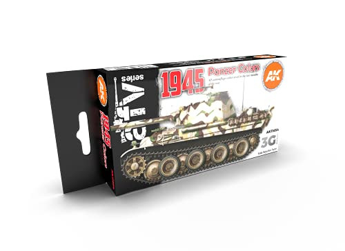 AK Interactive 3G 1945 German Late Colors - Plastic Modelling Paints  and  Accessories- Item  AK-11654
