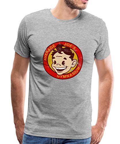 Spreadshirt Average Joe's Gymnasium Men's Premium T-Shirt- L- Heather Gray