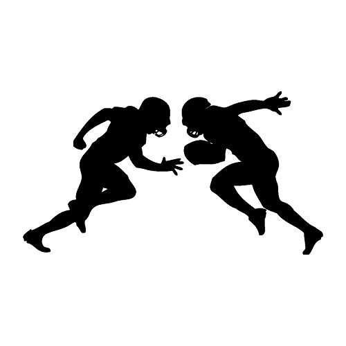 Wall Sticker-Football Players Sports Teen-Sport Vinyl Wall Decal-Room-Sport Gym Pool Room Removable Decor Decals-Custom Color Stickers-BG00-09-10d-11x19.25 in Wall Sticker-Football Players Sports Teen-Sport Vinyl Wall Decal-Room-Sport Gym Pool Room Removable Decor Decals-Custom Color Stickers-BG00-09-10d-11x19.25 in