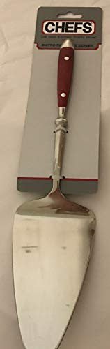 CHEFS Bistro Pie and Cake Server Red Bakelite Handle
