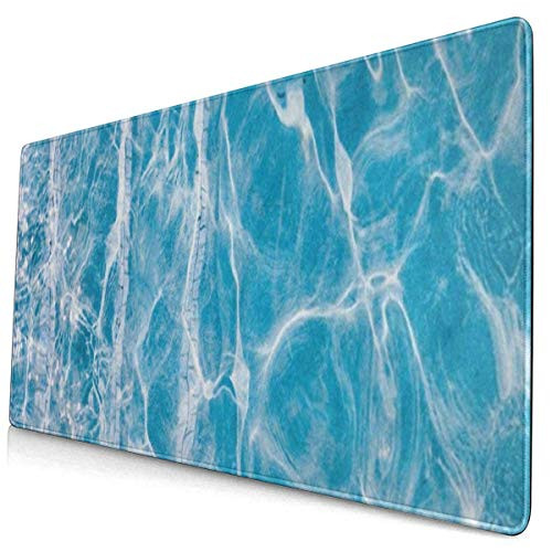 Mouse Pad Water Pool Ocean Sea Blue Marble Gaming Mouse Pad-Mouse Pad for Women-Extended Mouse Pad-Keyboard Mouse Pad-Mouse Pad Non-Slip