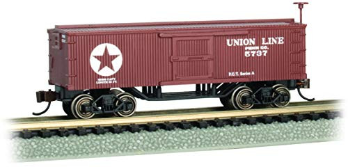 Bachmann Trains - Old-TIME Box CAR - Union LINE - N Scale Bachmann Trains - Old-TIME Box CAR - Union LINE - N Scale