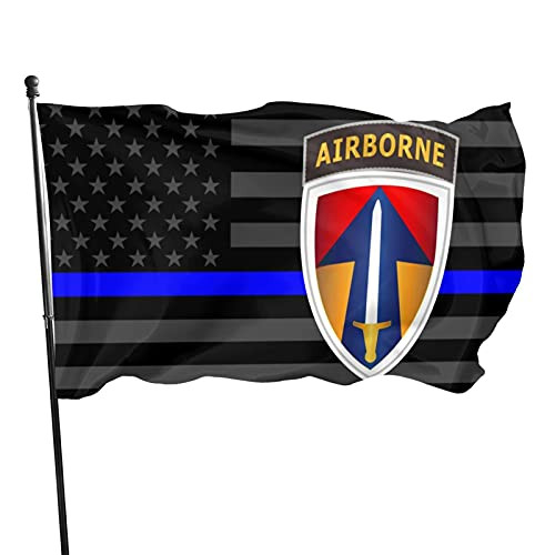 HAOYUNLAI Army - Ii Field Force W Airborne Tab LRRP Flag 3x5ft House Flag Garden Flag Outdoor Flags.