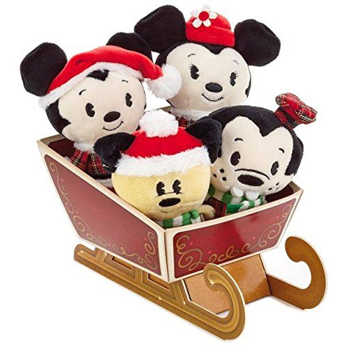Hallmark itty bittys Mickey Mouse and Friends Holiday Collector Set