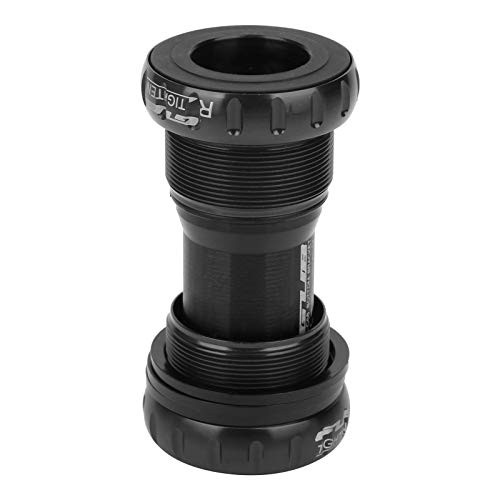 Bike Bottom Bracket Mountain Bike Aluminum Alloy Hollow Integral Bottom Bracket Bicycle Crankset Bearing for Bottom Bracket-Black-