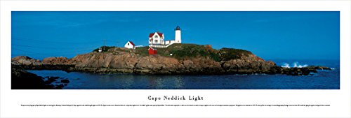 Blakeway Worldwide Panoramas Cape Neddick Light - Blakeway Panoramas Unframed Lighthouse Posters