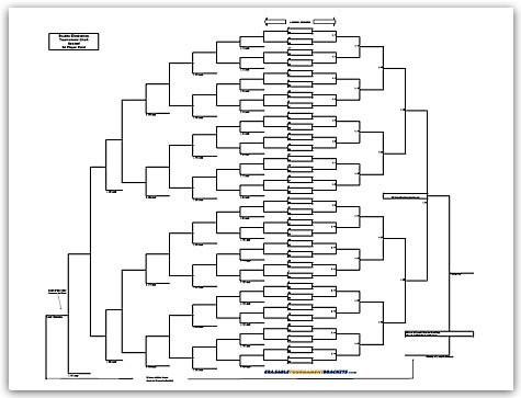 Zieglerworld 64 Player Erasable Seeded Draw Double Elimination Tournament Bracket Chart