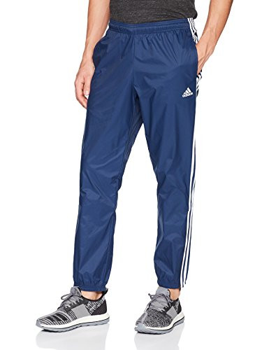 adidas Men's Athletics Essential 3 Stripe Jogger Pants, Collegiate Navy, Medium