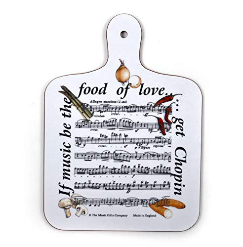 If Music Be The Food Of Love ... Get Chopin Board - Music Score Cutting Board