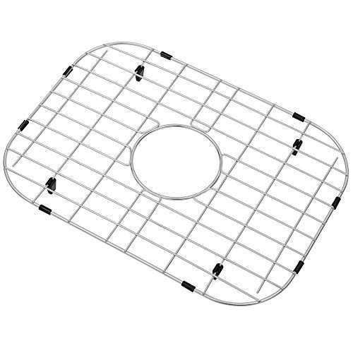 Zeesink Sink Protectors for Kitchen Sink-Stainless Steel Sink Grid Size 18 1/2" X 13 3/8"-Sink Grid with Center Drain-Sink Protector Grid and Sink Bottom Grid for Single Bowl Kitchen Sink