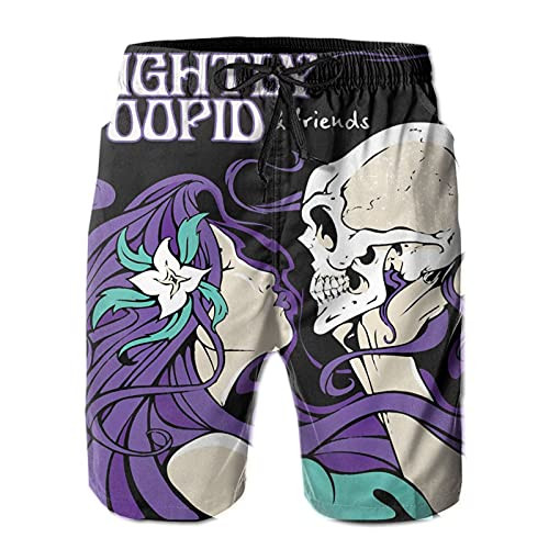Hengoguosamao Slightly Stoopid Short Men Fashion Board Shorts Casual Beach Shorts Pocket White Hengoguosamao Slightly Stoopid Short Men Fashion Board Shorts Casual Beach Shorts Pocket White