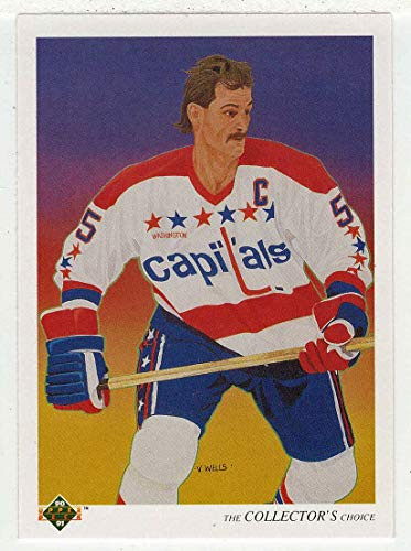 Rod Langway - Washington Capitals Team Checklist -Hockey Card- 1990-91 Upper Deck  309 NM/MT