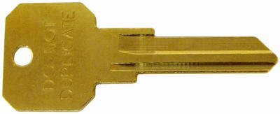Kwikset KW1 6 PIN DO NOT DUPLICATE Brass Key Blanks - Box of 50 (Pack of 50)