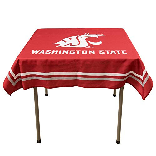 College Flags and Banners Co. Washington State Cougars Logo Tablecloth or Table Overlay College Flags and Banners Co. Washington State Cougars Logo Tablecloth or Table Overlay