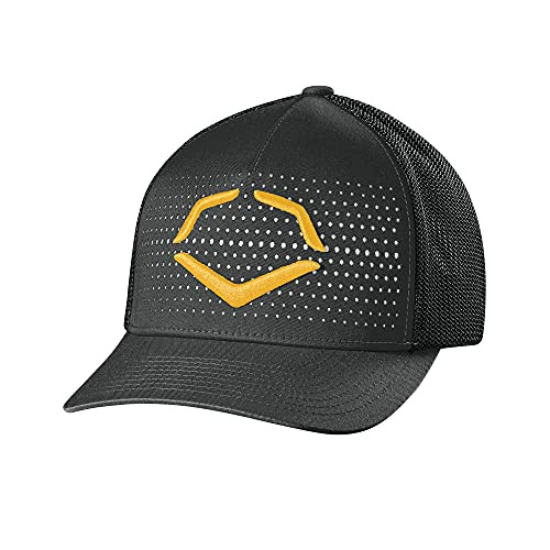 EvoShield XVT Flexfit Hat- Black/Gold - Large/X-Large