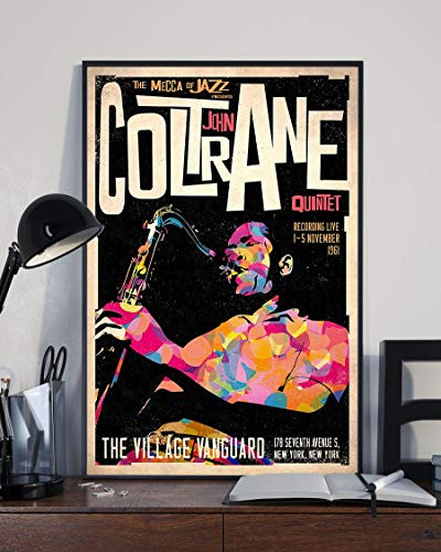 HolyShirts The mecca of Jazz Presents Coltrane John Quintet Poster -16" x 24"-