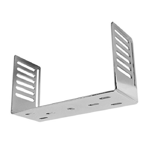 WORKMAN DXX-C - Chrome - CB RADIO MOUNTING BRACKET 8 1/4" WIDE  and  4 1/2" DEEP