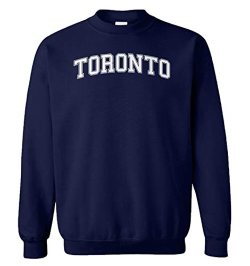 Haase Unlimited Toronto - State Proud Strong Unisex Crewneck Sweatshirt -Navy- Medium- Haase Unlimited Toronto - State Proud Strong Unisex Crewneck Sweatshirt -Navy- Medium-