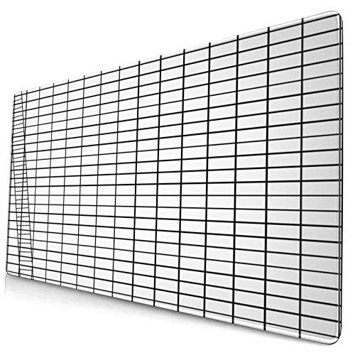 SUDISSKM Multifunctional Non-Slip Office Desk Pad?Gaming Mouse pad- Lattice Ladder and Wall-Writing Mat for Office/Home40x75cm