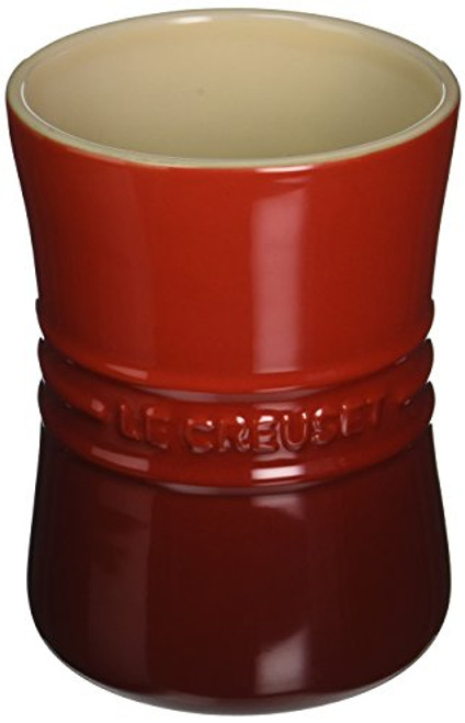 Le Creuset Stoneware 1-Quart Utensil Crock, Cerise (Cherry Red)