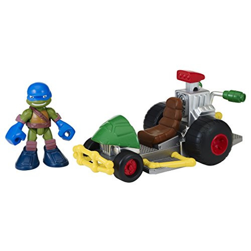 Teenage Mutant Ninja Turtles Pre-Cool Half Shell Heroes Patrol Buggy with Leonardo Vehicle and Figure