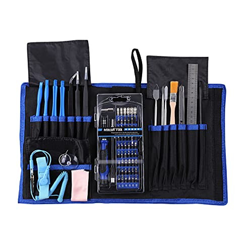 Mollin 80 in1 Electronics Repair Tool Kit Professional- Precision Screwdriver Set Magnetic with 80 Screwdriver for Repair Computer- iPhone- iPad- MacBook- PC- Tablet- Laptop- Xbox- Game Console