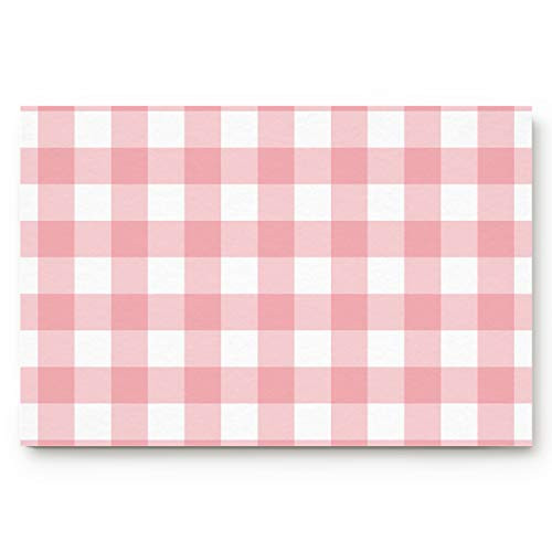Doormats Entrance Rugs Pink Buffalo Check White Entryway Door Mats Floor Mats Apartment Office Front Door 18 x 30 inches Doormats Entrance Rugs Pink Buffalo Check White Entryway Door Mats Floor Mats Apartment Office Front Door 18 x 30 inches