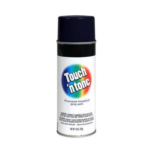 TOUCH N TONE 55276830 Spray Paint- Gloss Black- 10-oz. - Quantity 6