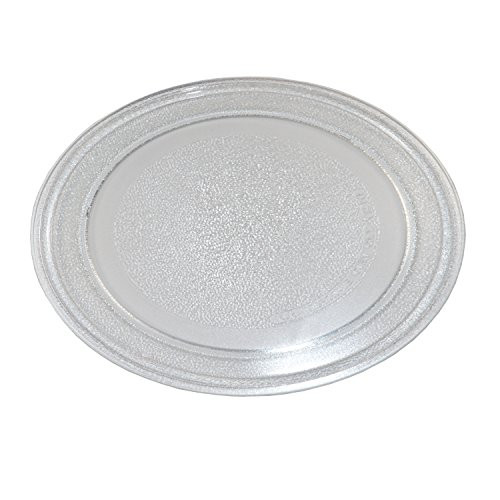 HQRP 9-5/8 inch Glass Turntable Tray compatible with Sunbeam SBM7700B SBM7700W SGDJ701 SGS90701B01 SMO7O1A7E SM07O1A7E SMO701A7E 3390W1A035 SM0701A7E Microwave Oven Cooking Plate 245mm  Plus  HQRP Coaster