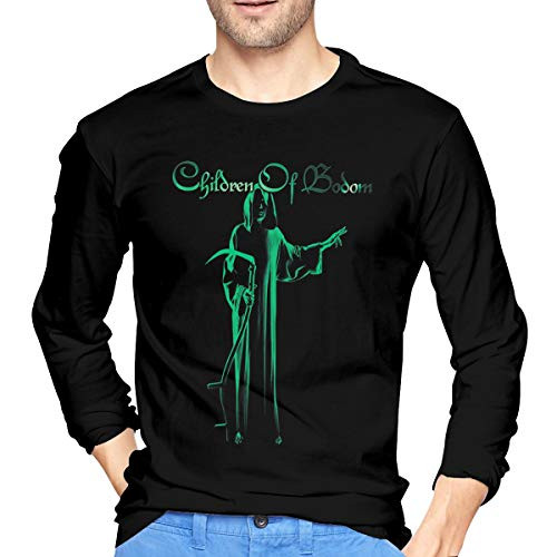 DaigMeng Children of Bodom Hatebreeder Men's Long Sleeve T Shirt Fashion Round Neck T Shirts Black DaigMeng Children of Bodom Hatebreeder Men's Long Sleeve T Shirt Fashion Round Neck T Shirts Black