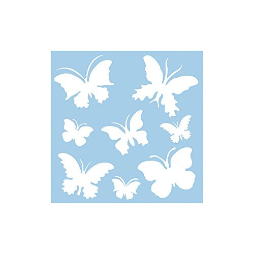 Rayher Stencil- 30x30 cm- tab-Bag 1 pc- Butterflies- Multi-Colour- 3.8 x 3.1 x 0.02 cm