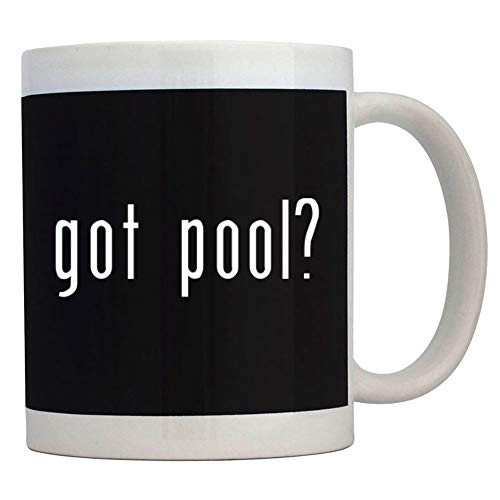Teeburon Got Pool? Linear Mug 11 ounces ceramic