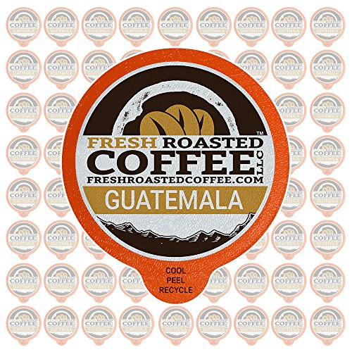 Fresh Roasted Coffee LLC, Guatemala Huehuetenango Coffee Pods, Medium Roast, Single Origin, Capsules Compatible with 1.0 & 2.0 Single-Serve Brewers, 72 Count Fresh Roasted Coffee LLC, Guatemala Huehuetenango Coffee Pods, Medium Roast, Single Origin, Capsules Compatible with 1.0 & 2.0 Single-Serve Brewers, 72 Count