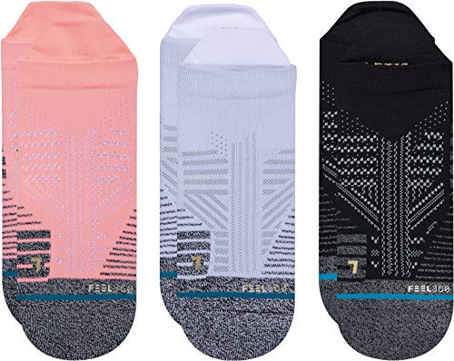 Stance Men's A258A20ATA Athletic Tab 3 Pack Sock- Pink - Large