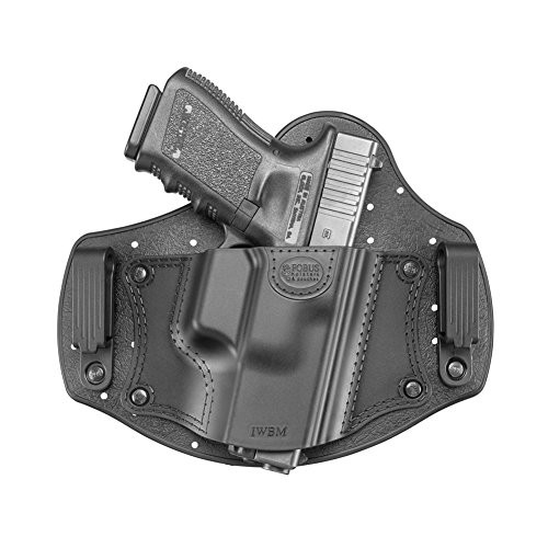 Fobus New IWB Inside The Waist Band Holster Fits Taurus 709 Slim  and  PT111 G2- Ruger SR9/40/45- Ruger LC9/9s- S and W Shield- Walther PPQ  and  P99- Beretta PX4 Compact- Glock 26  and  19- Right handed