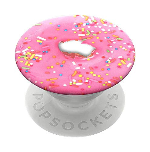 PopSockets: PopGrip Expanding Stand and Grip with a Swappable Top for Phones  and  Tablets - Pink Donut
