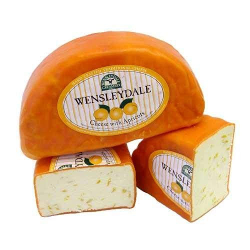 igourmet English Wensleydale Cheese with Apricots -7.5 ounce-