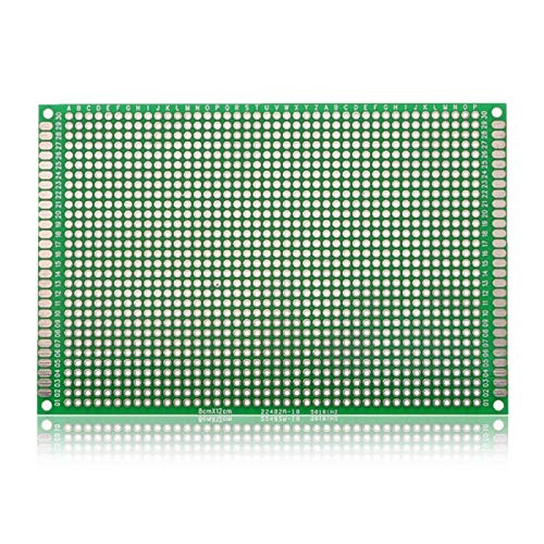 Taidacent 5 Pcs 9x15cm Double Sided PCB Board Prototype Thickness 1.6mm Tinned Universal Experiment Board Soldering Circuit Boards Printed Circuit Board Soldering
