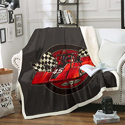 Erosebridal Race Car Blanket Throw Extreme Sports Sherpa Blanket Racing Car Racer Fleece Blanket for Kids Teen Boys Speed Games Automobile Fuzzy Blanket Sofa Decor Throw 50"x60" Red Black Erosebridal Race Car Blanket Throw Extreme Sports Sherpa Blanket Racing Car Racer Fleece Blanket for Kids Teen Boys Speed Games Automobile Fuzzy Blanket Sofa Decor Throw 50"x60" Red Black
