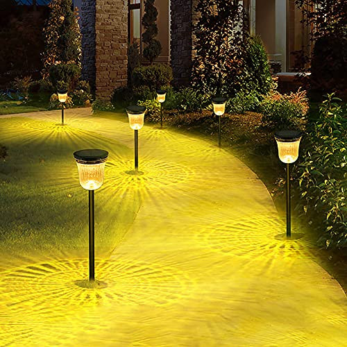 Vdaye LED Solar Light Landscape Spotlights- IP67 Waterproof Solar Powered Wall Lights Wireless Outdoor Solar Landscaping Lights for Yard Garden Driveway Porch Walkway Pool Patio -Solar Light-
