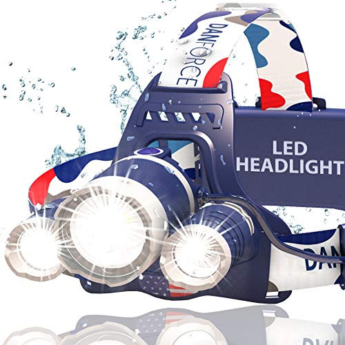 Headlamps, Rechargeable Led Headlight.CREE Xtreme bright 1080 Lumens head lamp flashlight. Headlight USB Rechargeable, IPX45 Hard hat Head Lamps. Best For Camping, Outdoors, Adults. By DanForce. Headlamps, Rechargeable Led Headlight.CREE Xtreme bright 1080 Lumens head lamp flashlight. Headlight USB Rechargeable, IPX45 Hard hat Head Lamps. Best For Camping, Outdoors, Adults. By DanForce.