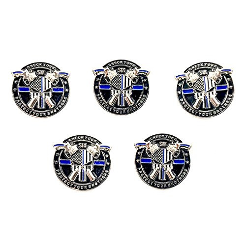 Police Pin - Punisher Thin Blue Line Thin Blue Line Blue Lives Matter Law Enforcement Officers Police NYPD Pin (5)