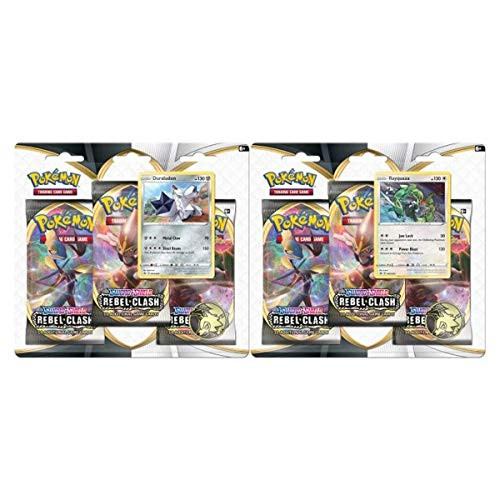 Pokemon TCG: Sword  and  Shield-Rebel Clash Three-Booster Blister- Multi -173-80685-