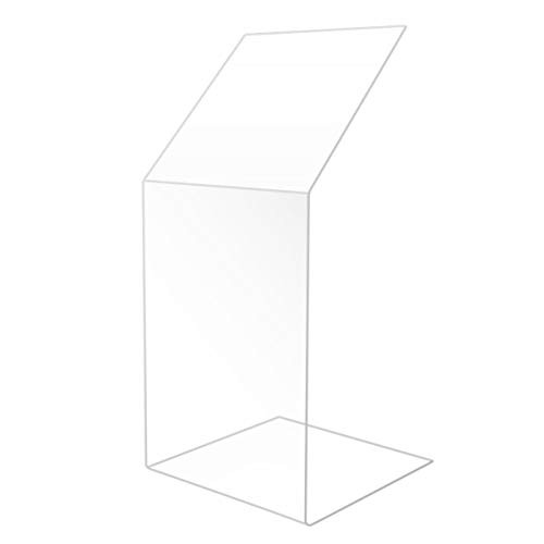 Clear Acrylic Splash Guard and Splash Shield- Store Countertop- Restaurant- Reception desk -12 Inch-