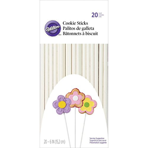 Wilton 20 Count Cookie Sticks Mega Pack, 6 Inch