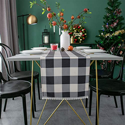 Dining Table Runner Buffalo Check Table Runners 72 Inch Dresser Scarf Plaid Christmas Table Runner for Christmas Dining Room Table Home Decor Dining Table Runner Buffalo Check Table Runners 72 Inch Dresser Scarf Plaid Christmas Table Runner for Christmas Dining Room Table Home Decor