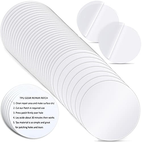 40 Pieces TPU Inflatable Patch Pool Patch Plastic Repair Kit Self-Adhesive Vinyl Repair Patch Tent Repair Tape Plastic Tent Repair Tape for Inflatable Boats Camping Tent Swimming Pools Products 40 Pieces TPU Inflatable Patch Pool Patch Plastic Repair Kit Self-Adhesive Vinyl Repair Patch Tent Repair Tape Plastic Tent Repair Tape for Inflatable Boats Camping Tent Swimming Pools Products