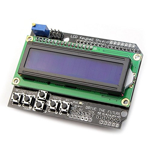 DollaTek LCD Keypad Shield LCD1602 LCD 1602 Module Display for ATMEGA168 ATMEGA328 ATMEGA2560 ATMEGA1280 Blue Screen