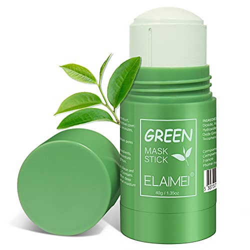 Green Tea Mask Stick- Green Tea Purifying Clay Stick Mask- Face Moisturizes Oil Control- Deep Clean Pore- Improves Skin for All Skin Types Men Women Green Tea Mask Stick- Green Tea Purifying Clay Stick Mask- Face Moisturizes Oil Control- Deep Clean Pore- Improves Skin for All Skin Types Men Women